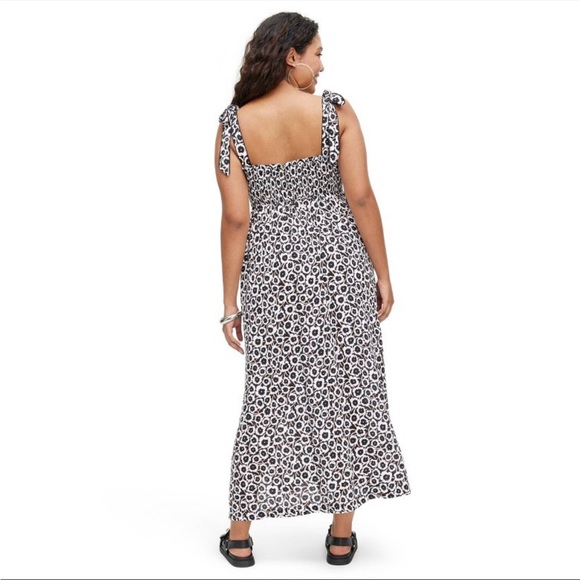 NWT Diane von Furstenberg for Target Smocked Midi Dress - Picture 4 of 6